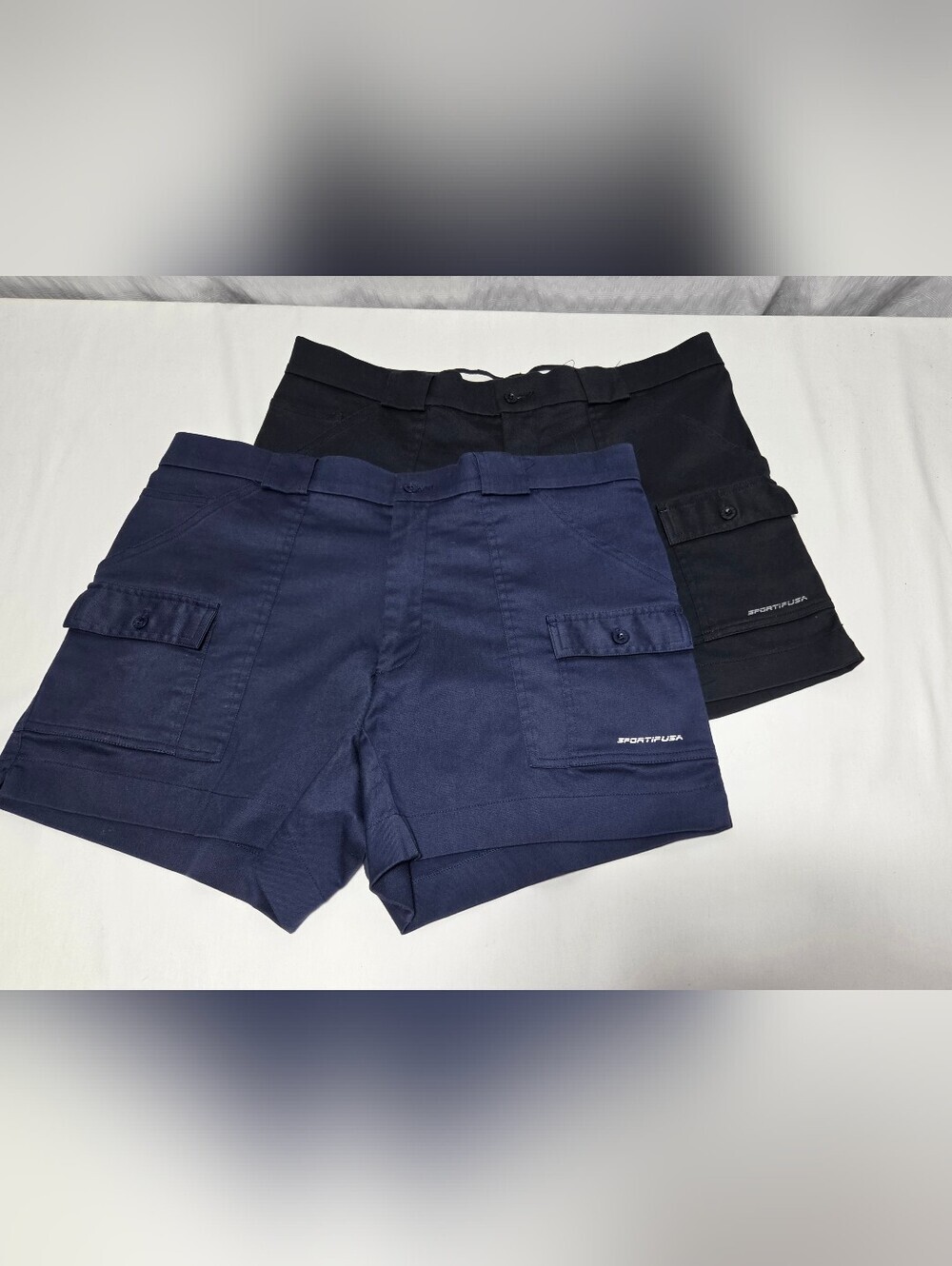 (2 )  Men's Sportif Original 7 Pocket Cargo Shorts.  Size 38